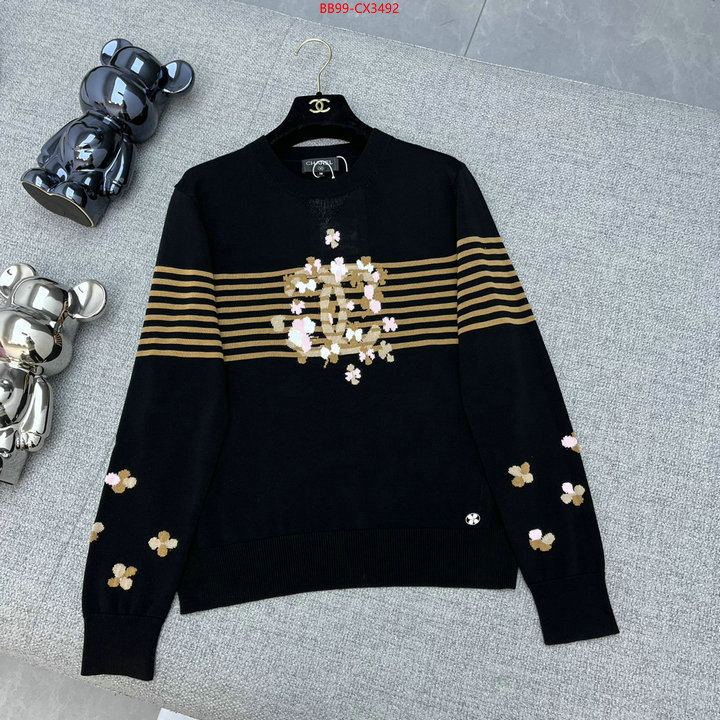 Clothing-Chanel styles & where to buy ID: CX3492 $: 99USD