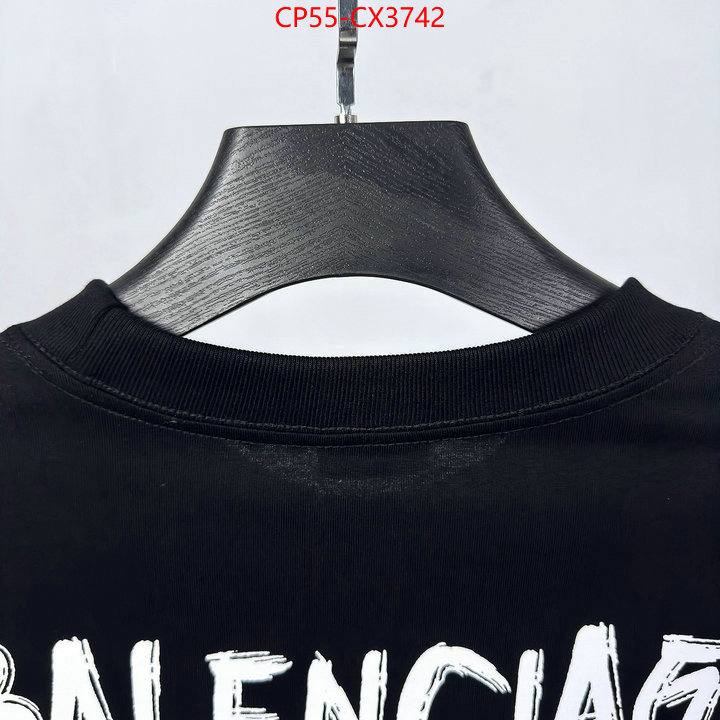 Clothing-Balenciaga outlet sale store ID: CX3742 $: 55USD