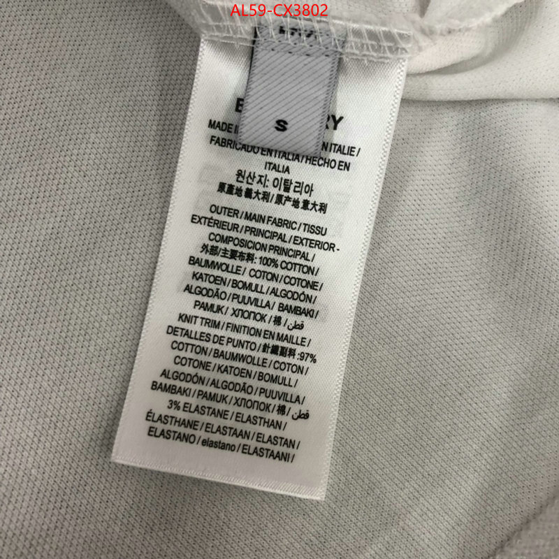 Clothing-Burberry is it illegal to buy ID: CX3802 $: 59USD