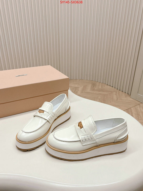 Women Shoes-Miu Miu outlet 1:1 replica ID: SX3638 $: 145USD