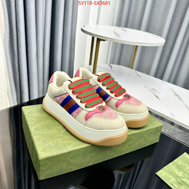 Women Shoes-Gucci aaaaa+ quality replica ID: SX3681 $: 119USD