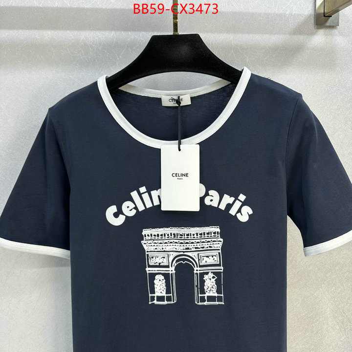 Clothing-Celine 2024 replica wholesale cheap sales online ID: CX3473 $: 59USD