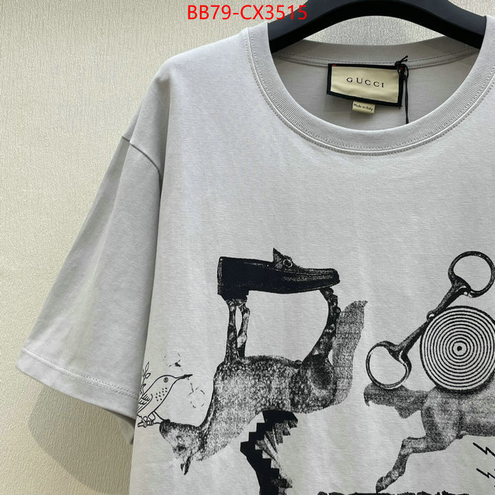 Clothing-Gucci hot sale ID: CX3515 $: 79USD