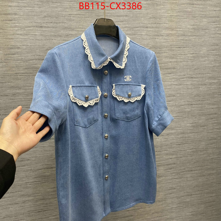 Clothing-Celine best knockoff ID: CX3386 $: 115USD