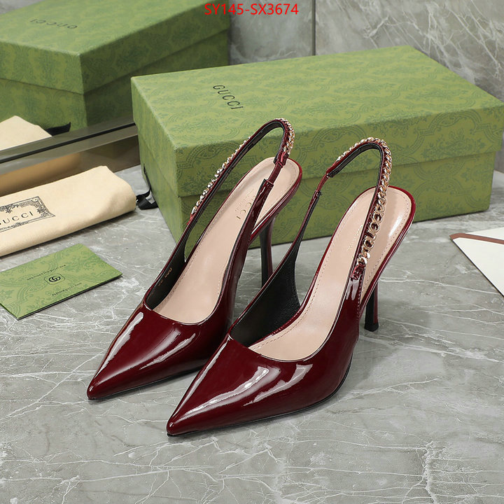 Women Shoes-Gucci how to buy replcia ID: SX3674 $: 145USD