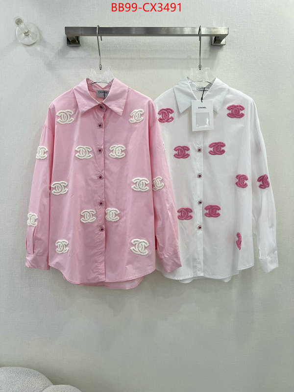 Clothing-Chanel we provide top cheap aaaaa ID: CX3491 $: 99USD