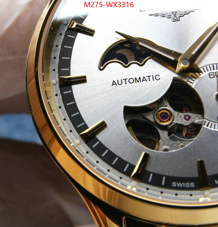 Watch(TOP)-Longines aaaaa+ replica designer ID: WX3316 $: 275USD