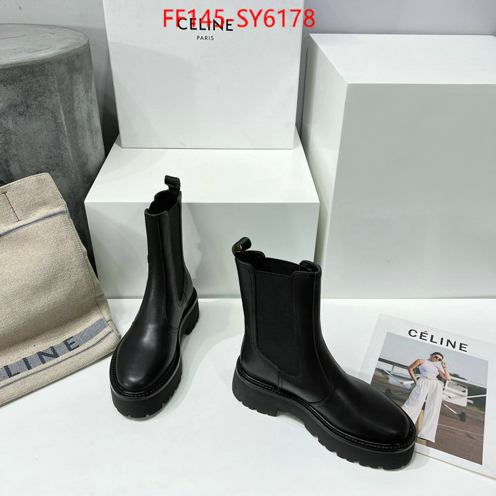 Women Shoes-Boots aaaaa+ replica designer ID: SY6178 $: 145USD