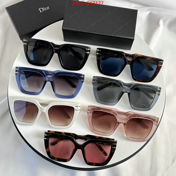 Glasses-Dior fake high quality ID: GX3127 $: 55USD