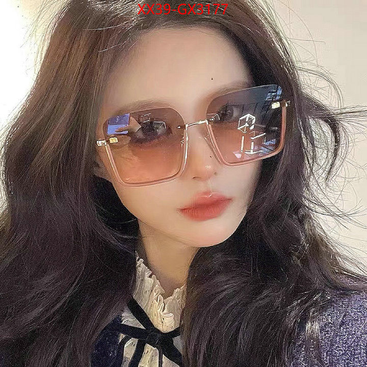 Glasses-Miu Miu replica for cheap ID: GX3177 $: 39USD