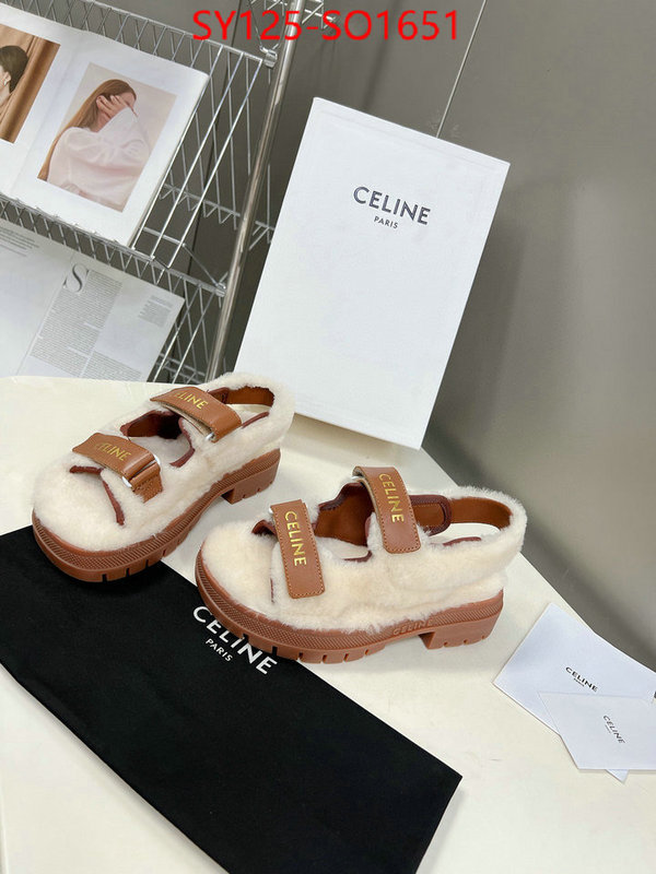 Women Shoes-CELINE 7 star replica ID: SO1651 $: 125USD