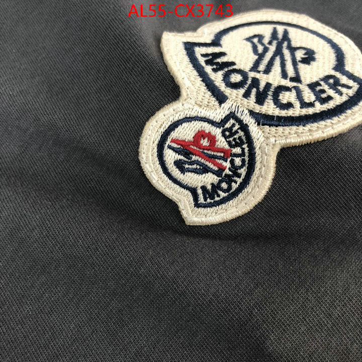 Clothing-Moncler top fake designer ID: CX3743 $: 55USD