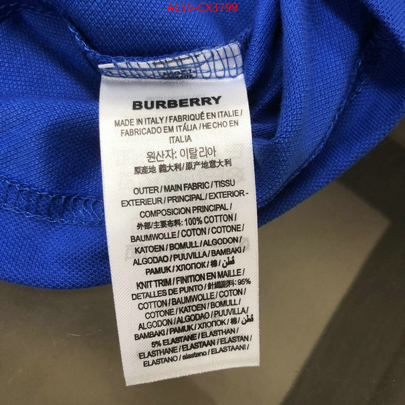 Clothing-Burberry replicas ID: CX3799 $: 59USD