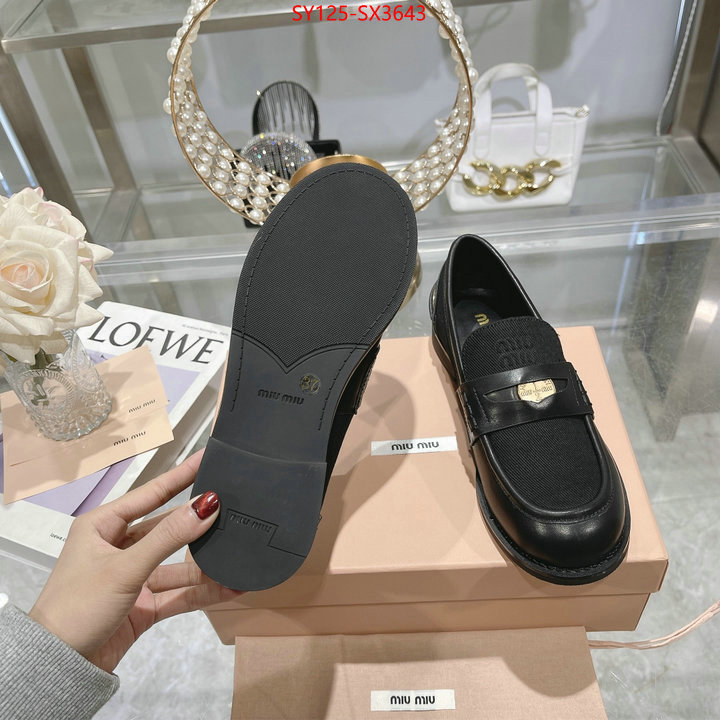 Women Shoes-Miu Miu designer fashion replica ID: SX3643 $: 125USD