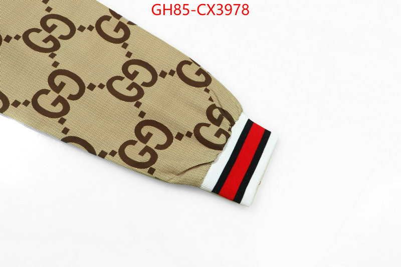 Clothing-Gucci replica wholesale ID: CX3978 $: 85USD