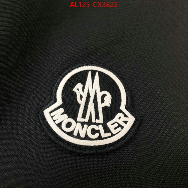 Clothing-Moncler aaaaa+ replica designer ID: CX3822 $: 125USD