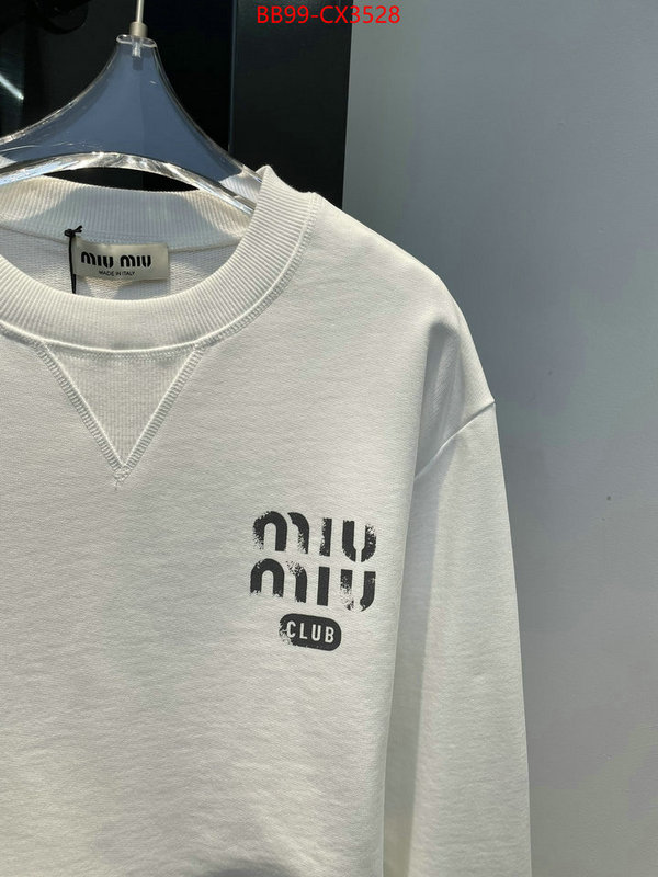 Clothing-MIU MIU fake designer ID: CX3528 $: 99USD