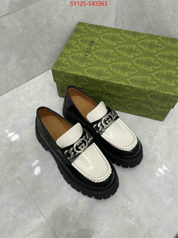 Women Shoes-Gucci the quality replica ID: SX3363 $: 125USD