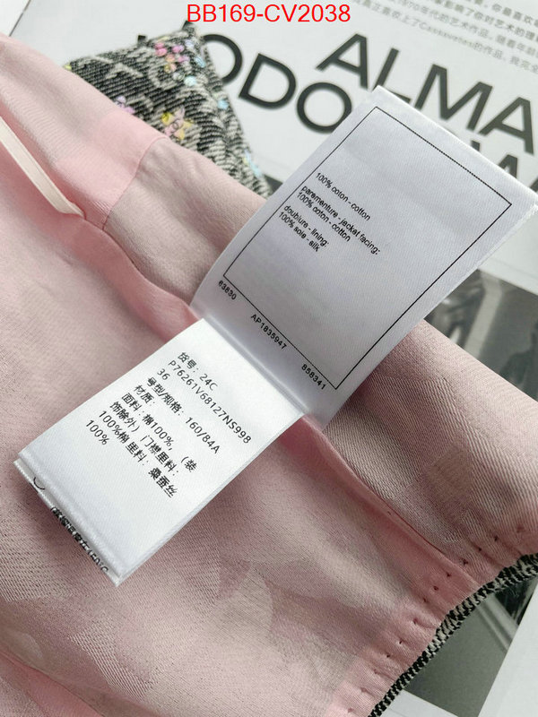 Clothing-Chanel where to buy fakes ID: CV2038 $: 169USD