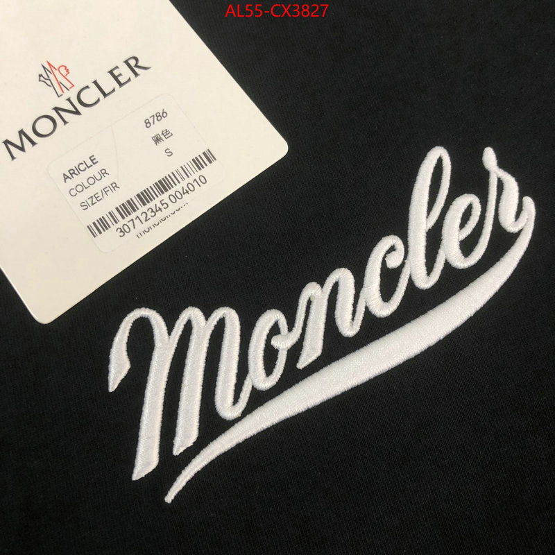 Clothing-Moncler buy high-quality fake ID: CX3827 $: 55USD