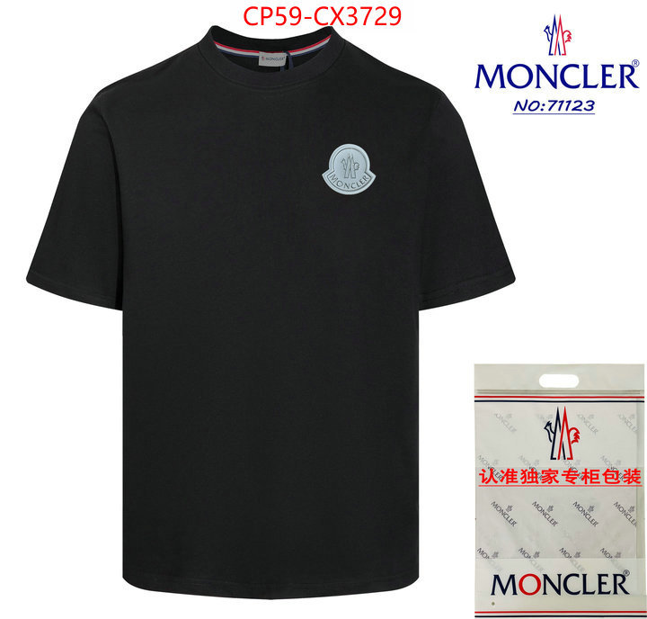 Clothing-Moncler mirror copy luxury ID: CX3729 $: 59USD