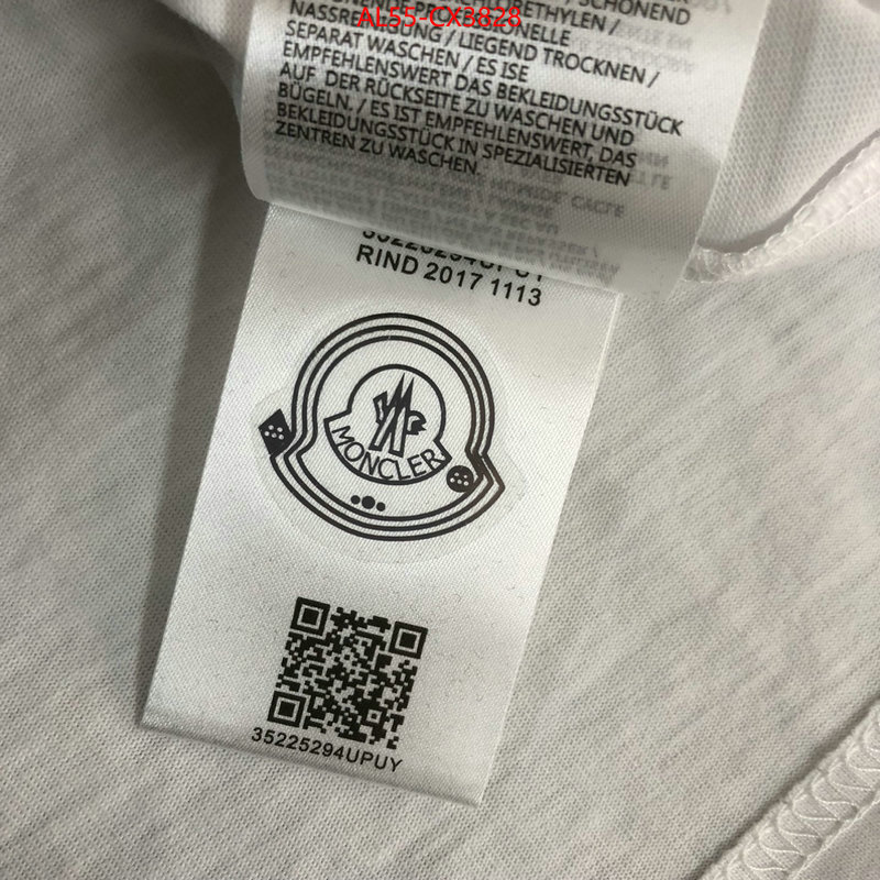 Clothing-Moncler high quality 1:1 replica ID: CX3828 $: 55USD