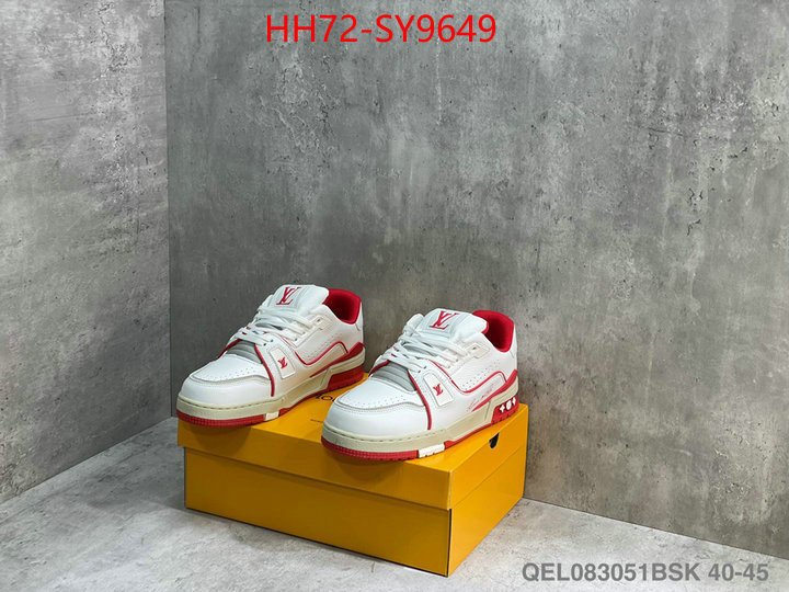 Men Shoes-LV luxury 7 star replica ID: SY9649 $: 72USD