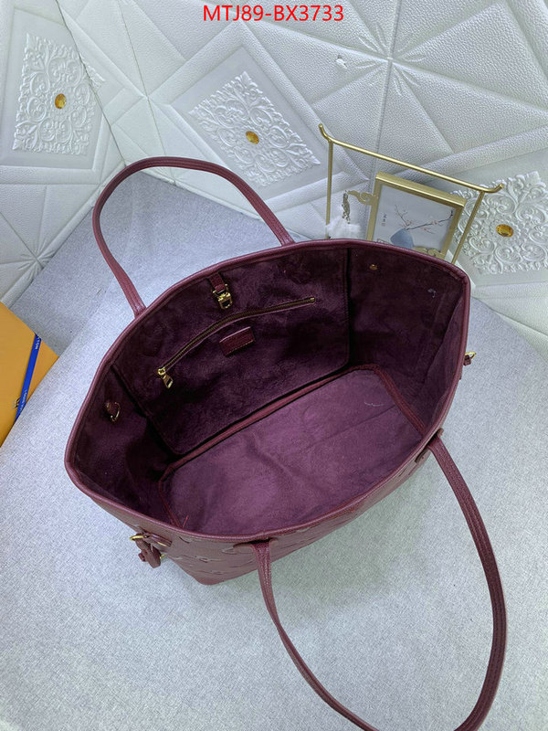 LV Bags(4A)-Neverfull- replica best ID: BX3733 $: 89USD,