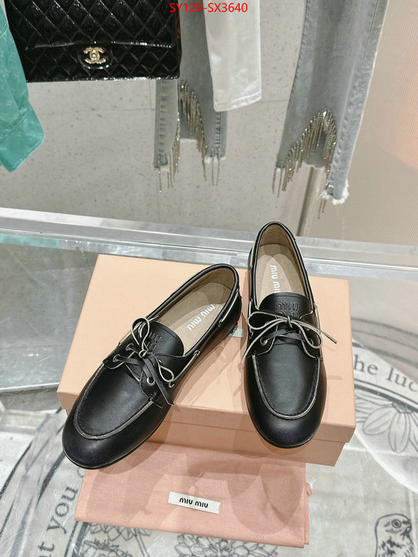 Women Shoes-Miu Miu new 2024 ID: SX3640 $: 129USD