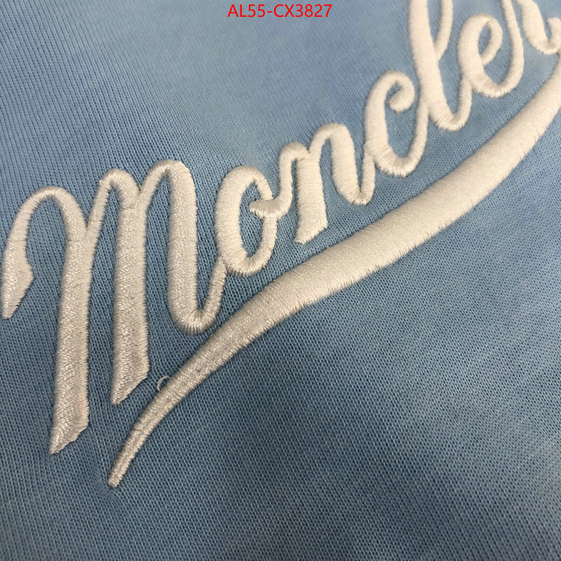 Clothing-Moncler buy high-quality fake ID: CX3827 $: 55USD