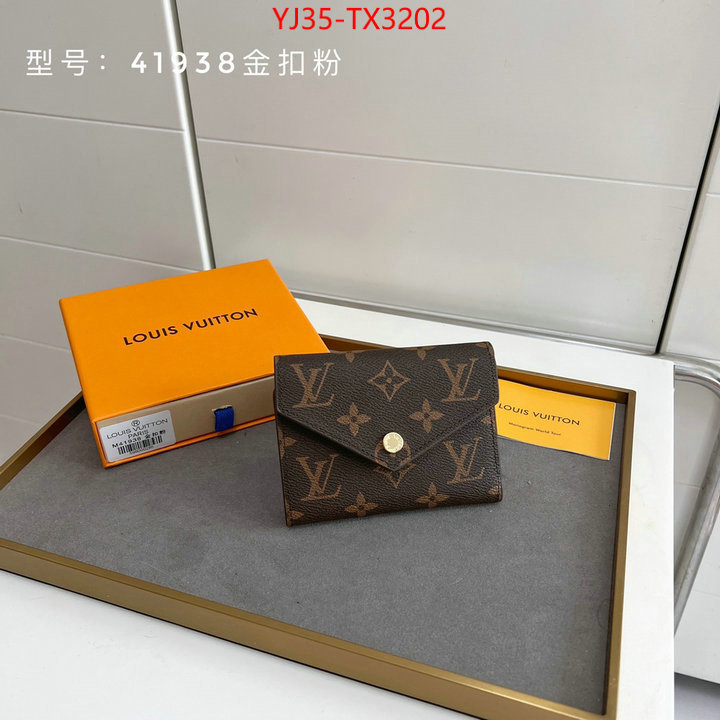 LV Bags(4A)-Wallet flawless ID: TX3202 $: 35USD,