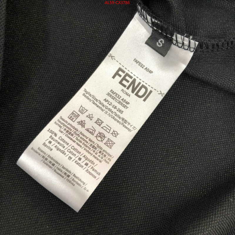 Clothing-Fendi wholesale replica shop ID: CX3786 $: 59USD