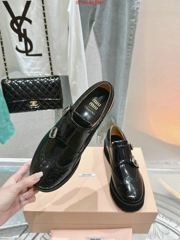 Women Shoes-Miu Miu 2024 replica ID: SX3641 $: 149USD