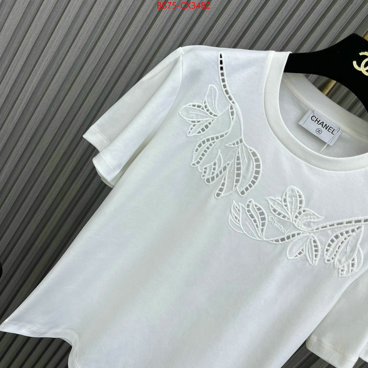 Clothing-Chanel the online shopping ID: CX3482 $: 75USD