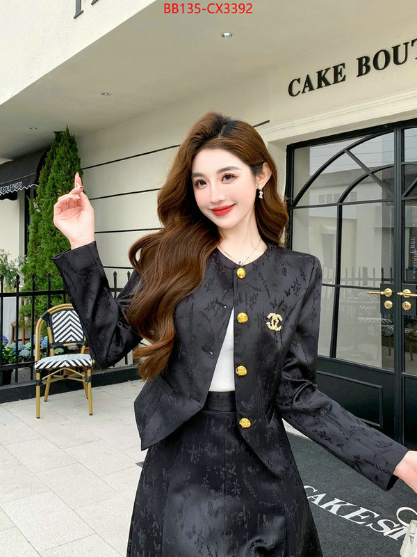 Clothing-Chanel designer high replica ID: CX3392 $: 135USD