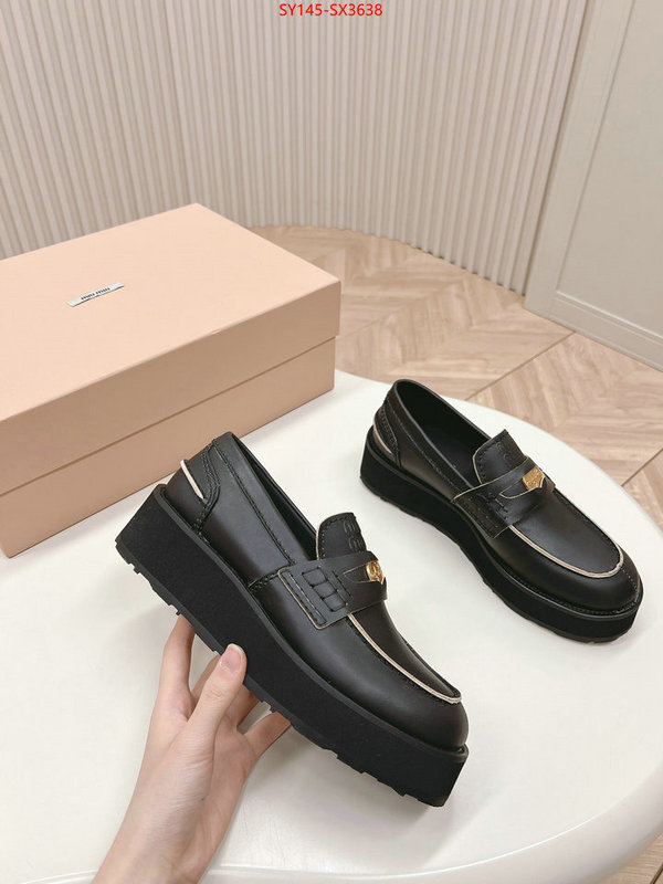 Women Shoes-Miu Miu outlet 1:1 replica ID: SX3638 $: 145USD