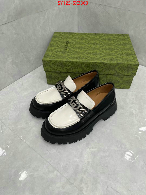 Women Shoes-Gucci the quality replica ID: SX3363 $: 125USD