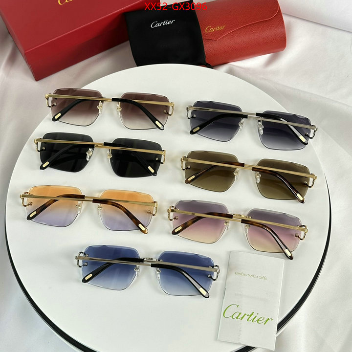 Glasses-Cartier luxury 7 star replica ID: GX3096 $: 52USD