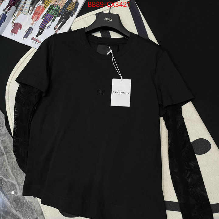 Clothing-Givenchy exclusive cheap ID: CX3421 $: 89USD