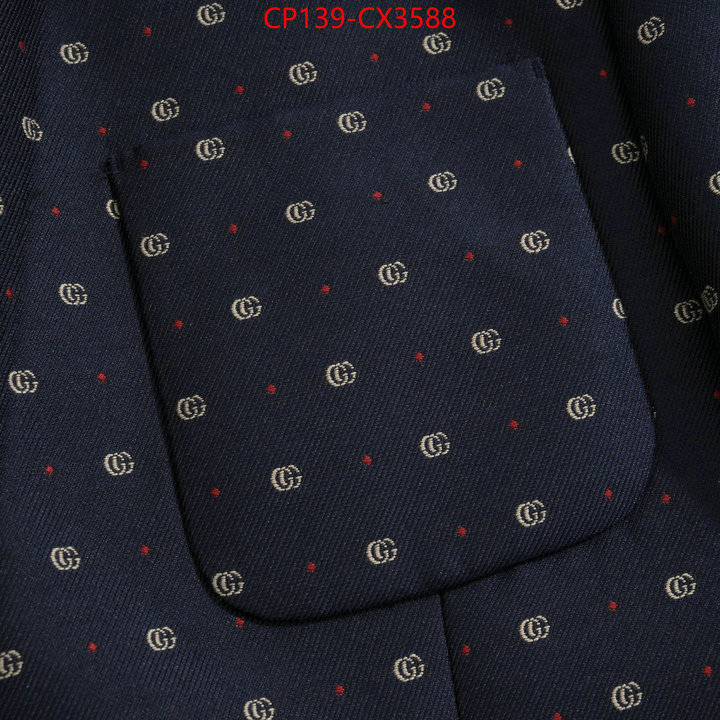 Clothing-Gucci cheap replica designer ID: CX3588 $: 139USD