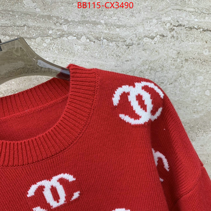 Clothing-Chanel what is a counter quality ID: CX3490 $: 115USD