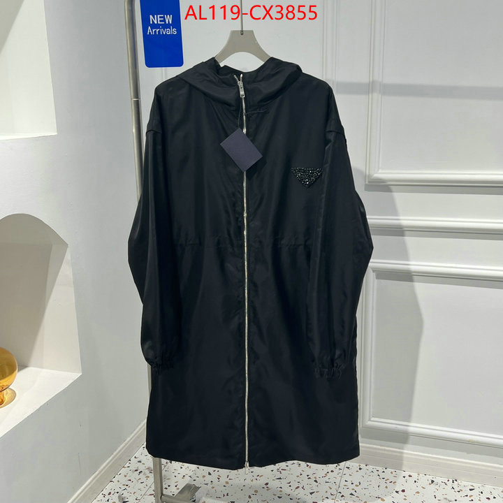 Clothing-Prada best replica quality ID: CX3855 $: 119USD