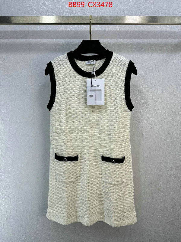 Clothing-Chanel is it illegal to buy ID: CX3478 $: 99USD