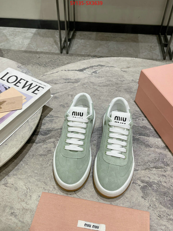 Women Shoes-Miu Miu aaaaa+ replica ID: SX3639 $: 135USD