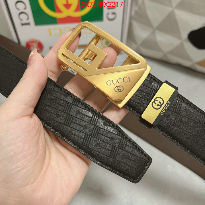 Belts-Gucci designer wholesale replica ID: PX2217 $: 75USD