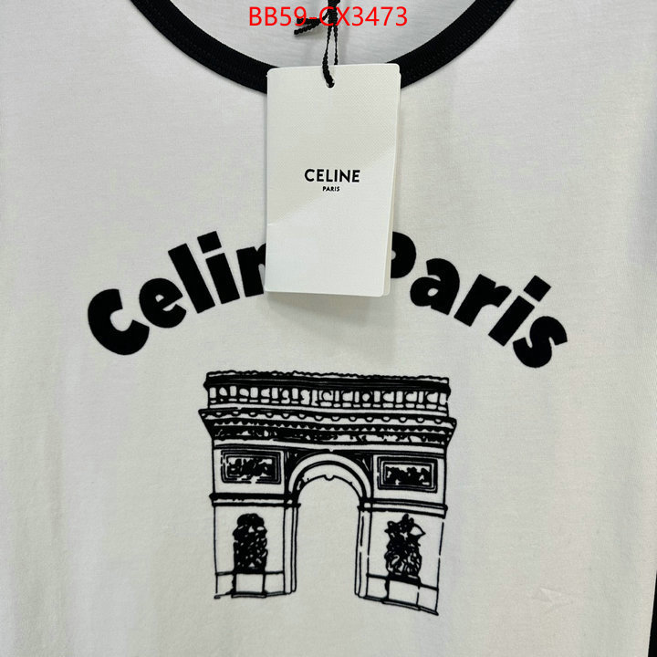 Clothing-Celine 2024 replica wholesale cheap sales online ID: CX3473 $: 59USD