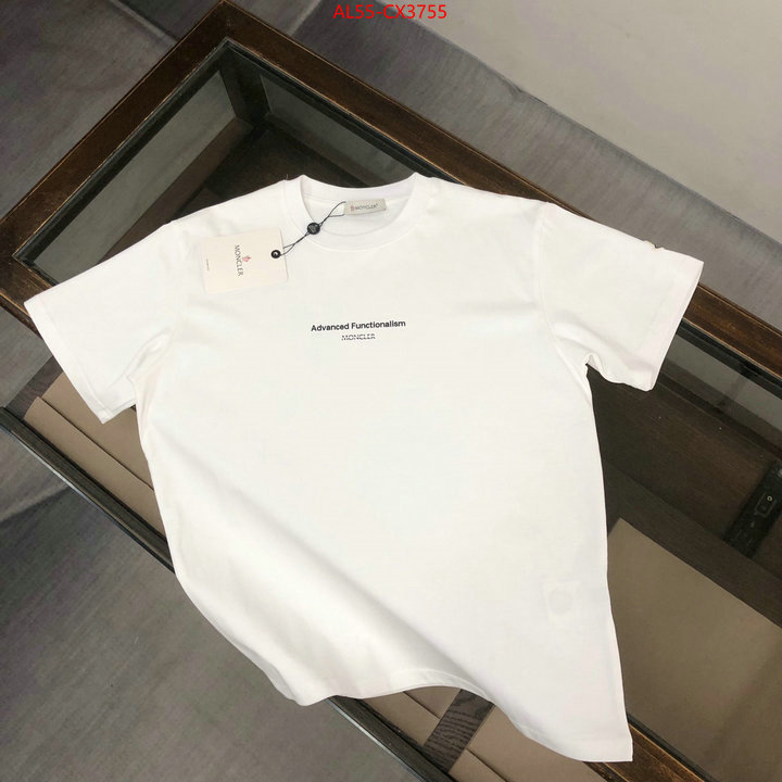 Clothing-Moncler high quality ID: CX3755 $: 55USD