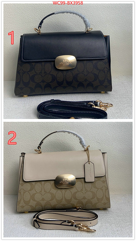 Coach Bags(4A)-Diagonal high quality replica ID: BX3958 $: 99USD,