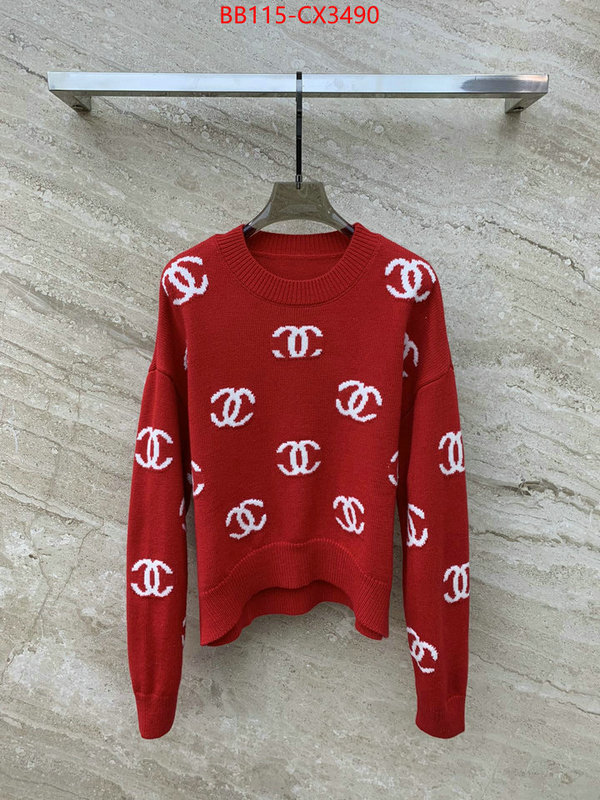 Clothing-Chanel what is a counter quality ID: CX3490 $: 115USD