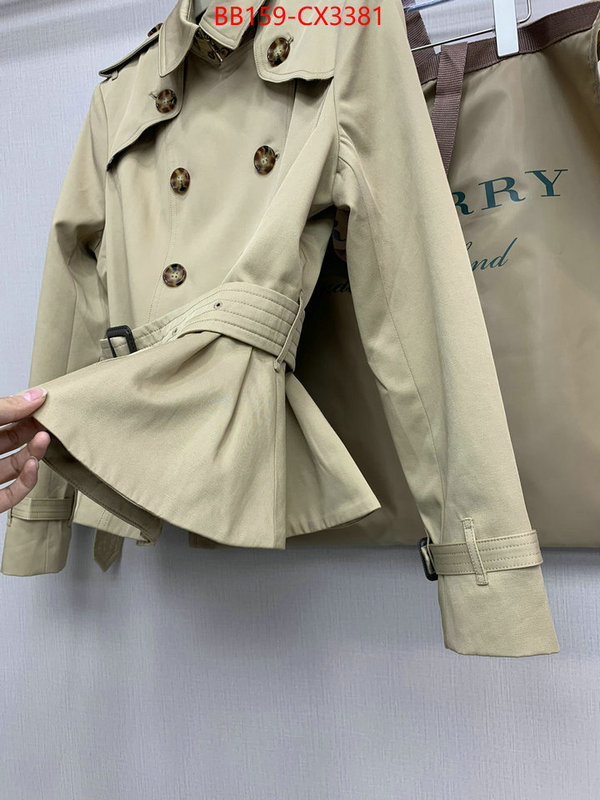Clothing-Burberry shop designer replica ID: CX3381 $: 159USD